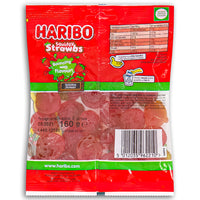 Haribo Strawbs UK 160g back Ingredients
