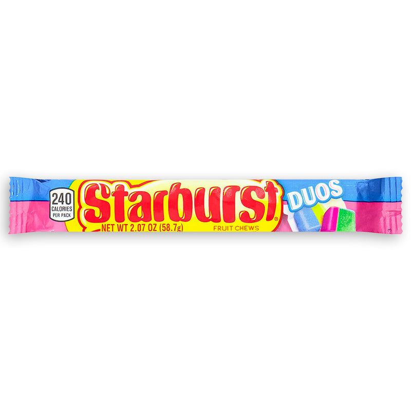 Starburst Fruit Chews Duos 2.07oz Front