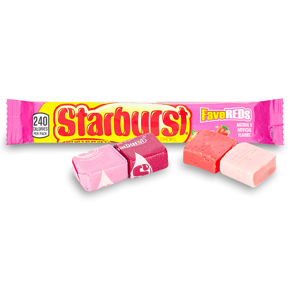 Starburst Fruit Chews FaveREDS | Candy Funhouse