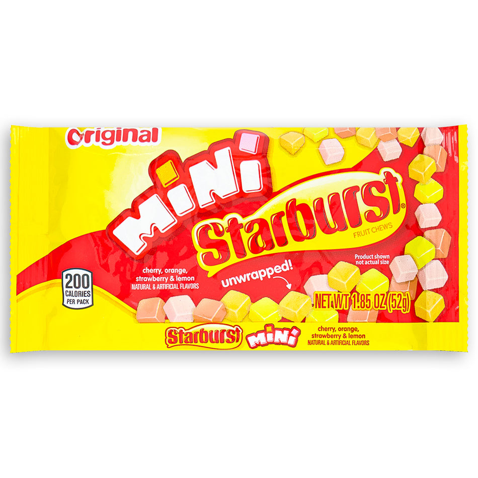 Starburst Minis Original Candy 52g Front