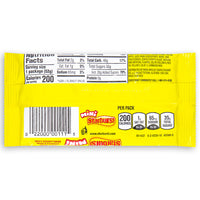 Starburst Minis Original Candy 52g Back Ingredients