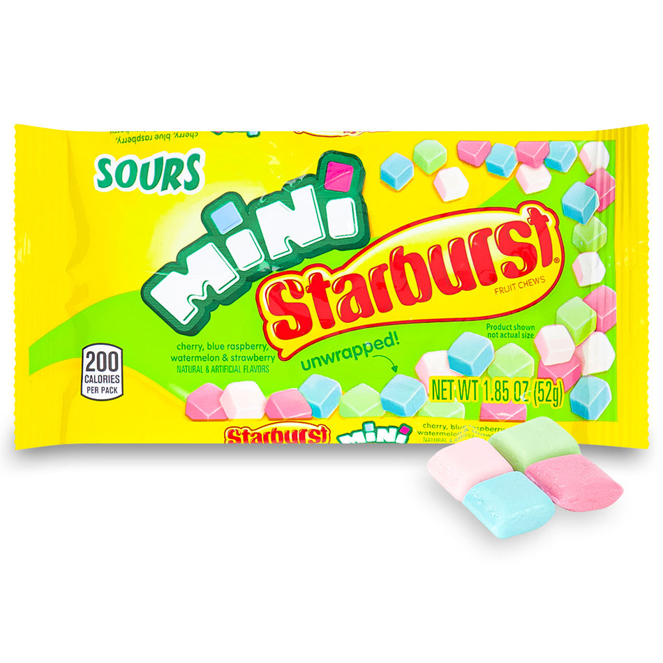 Starburst Mini Sours Candy 52g