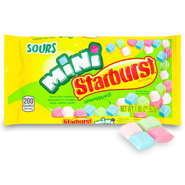 Starburst Mini Sours Candy - 1.85oz