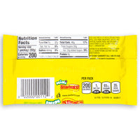 Starburst Mini Sours Candy 52g Back Ingredients