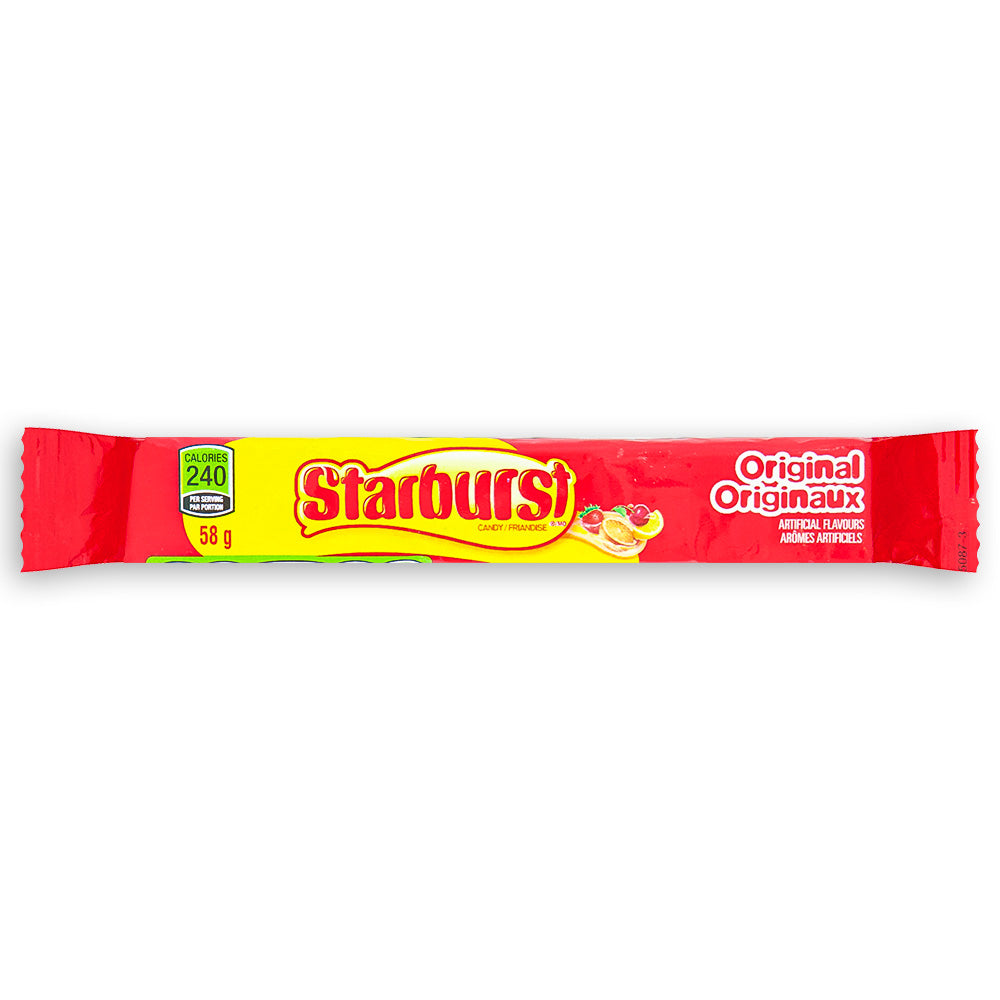 Starburst Original Fruit Chews Candy 2.07oz Front