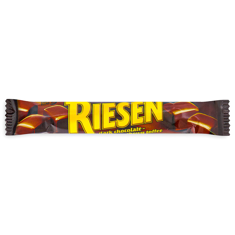 Riesen Dark Chocolate Chewy Toffee UK 45g Front