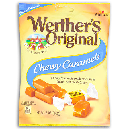 Werther's Original Chewy Caramels 5oz Front