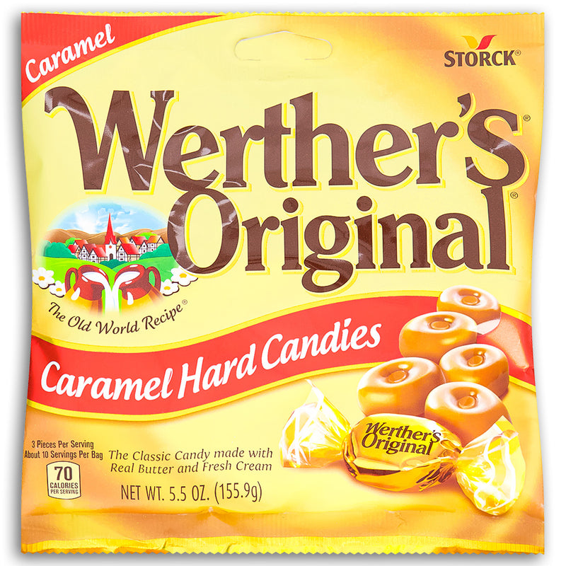 Werther's Original Caramel Hard Candies 155g Front