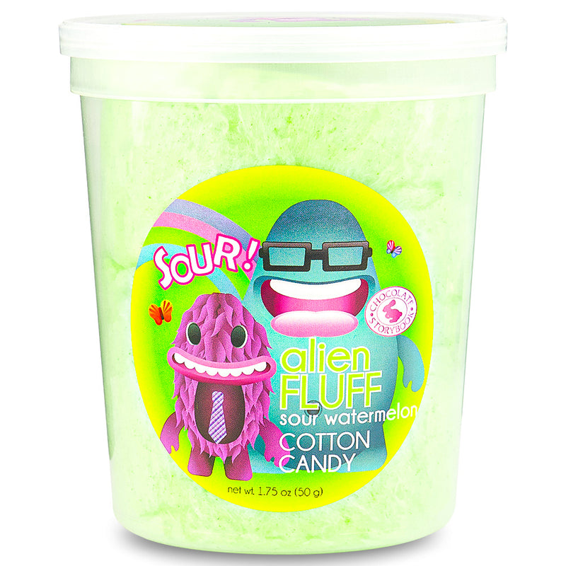 Cotton Candy Alien Stuff Sour Watermelon 1.75oz Front