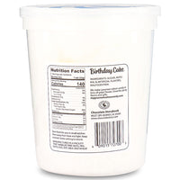 Cotton Candy Birthday Cake 1.75oz Back Ingredients