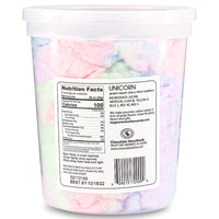 Cotton Candy Unicorn Tails 1.75oz Back Ingredients