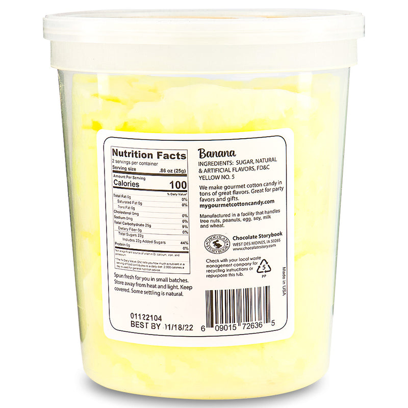 Cotton Candy Banana 1.75oz Back Ingredients