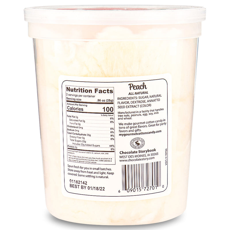 Cotton Candy Peach 1.75oz Back Ingredients