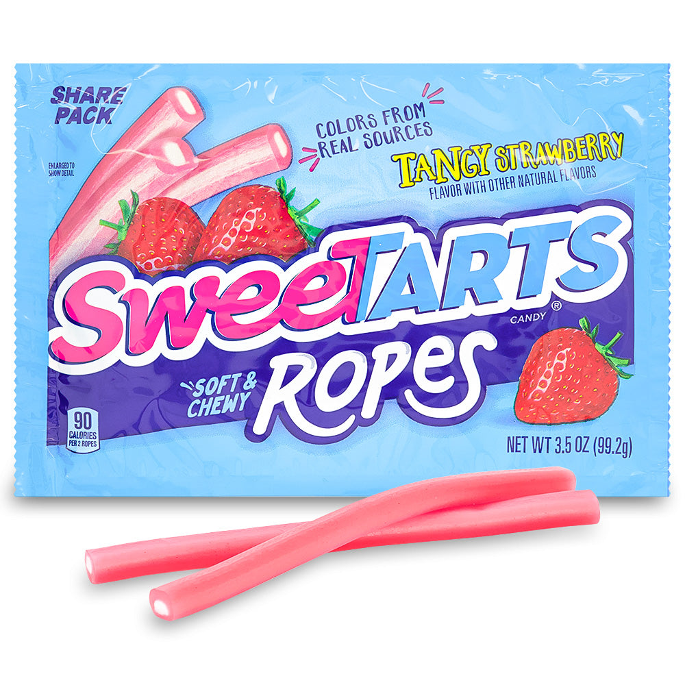 Sweetarts Ropes Tangy Strawberry 3.5oz | Candy Funhouse – Candy Funhouse CA