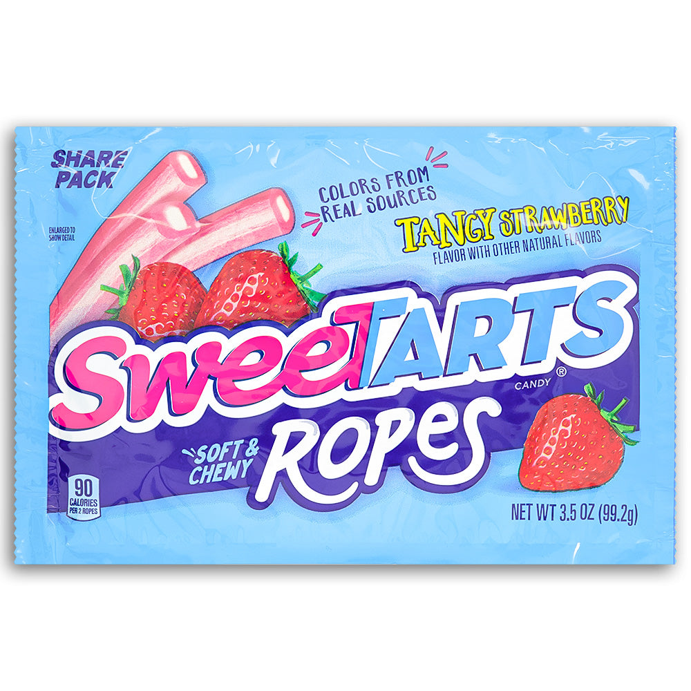 Ruby Ropes Sweets Sweetarts Ropes Tangy Strawberry 3.5oz | Candy Funhouse – Candy Funhouse CA