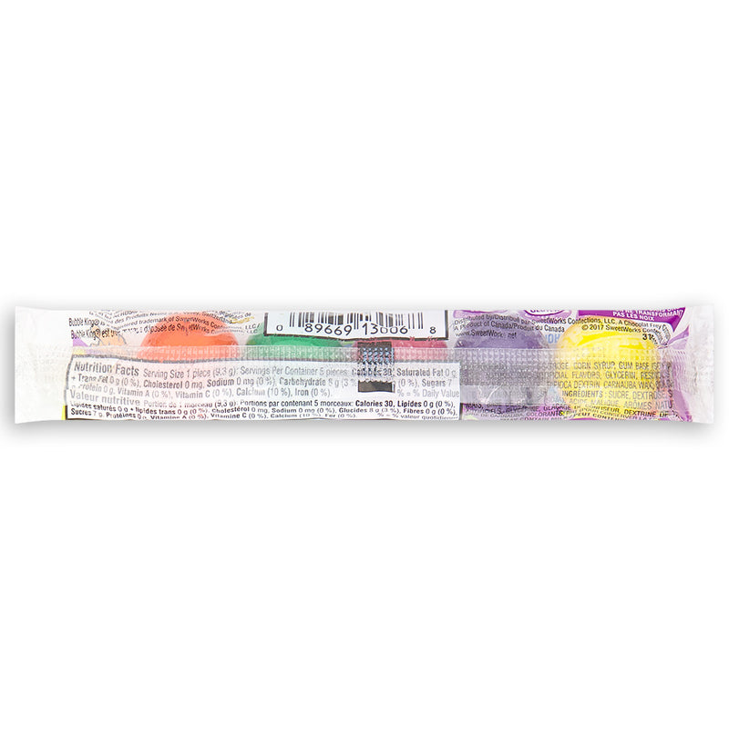 Nerds Gumballs 46g Back Ingredients