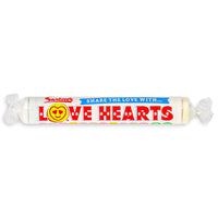 Swizzels Love Hearts Candy Roll Retro CandyFront
