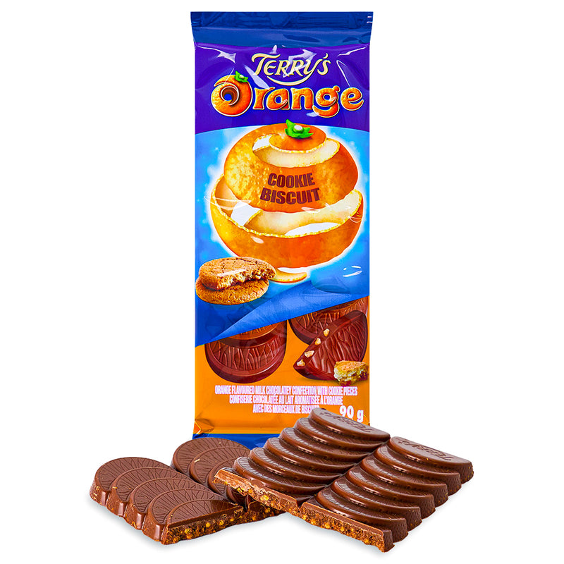 Terry's Chocolate Orange Cookie Biscuit UK Bar 90g