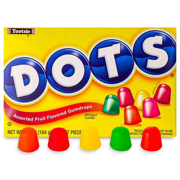 Dots Candy Theatre Pack 6.5oz - Gumdrop Candy - Movie Theater Candy
