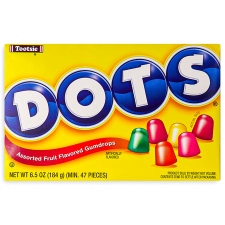 Dots Candy Theatre Pack 6.5oz - Gumdrop Candy - Movie Theater Candy Front