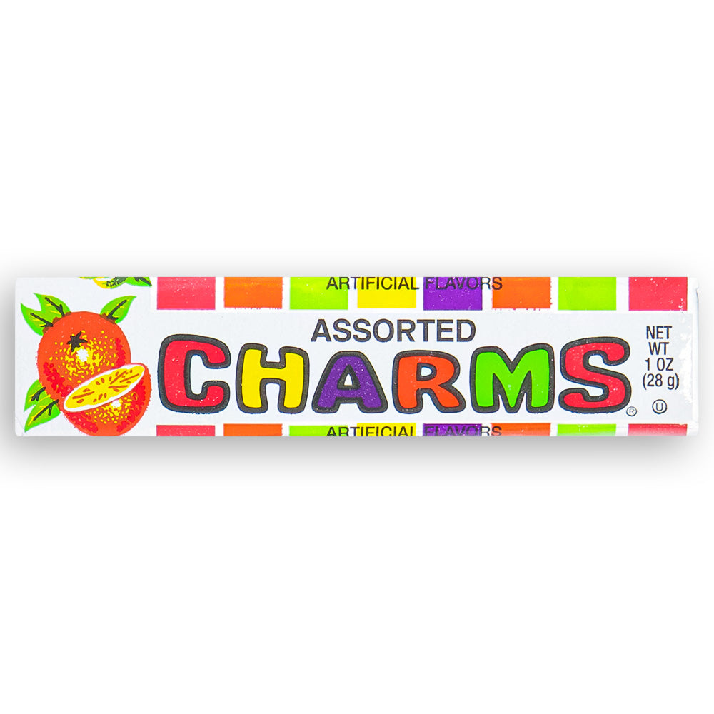 Charms Assorted Squares Candy Front