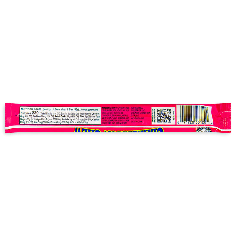 Charleston Chew Strawberry Candy Bar Back