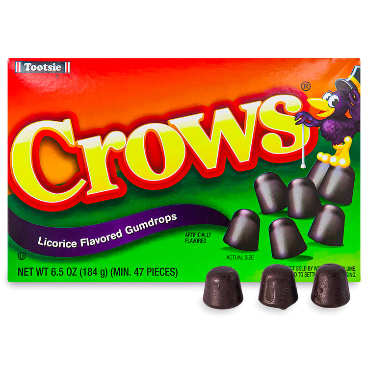 Crows Licorice Flavored Gumdrops Old Fashioned Candy1890 Candy