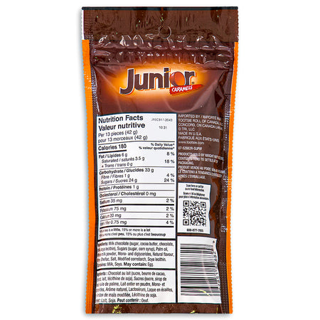 Junior Caramels-Snack to Go 127 g Back