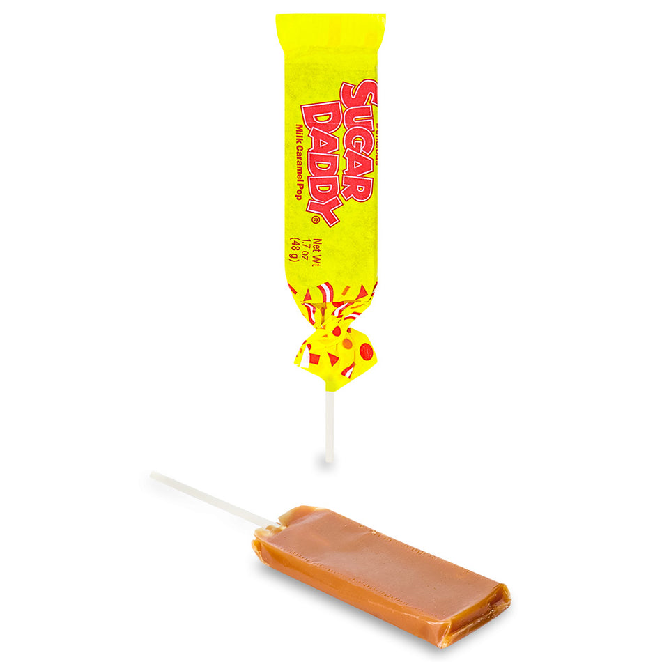 Sugar Daddy Candy - Caramel Pops -Lollipops -1.7 oz