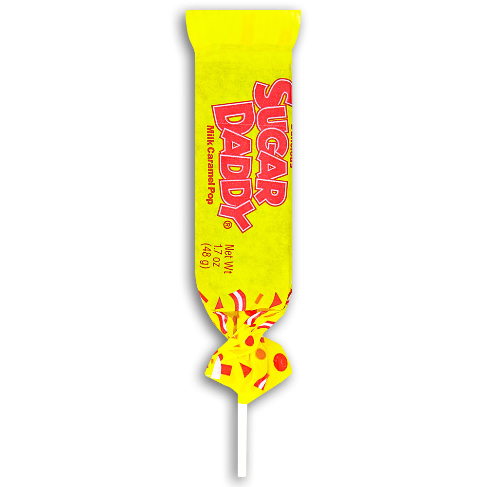 Sugar Daddy Candy - Caramel Pops -Lollipops -1.7 ozFront