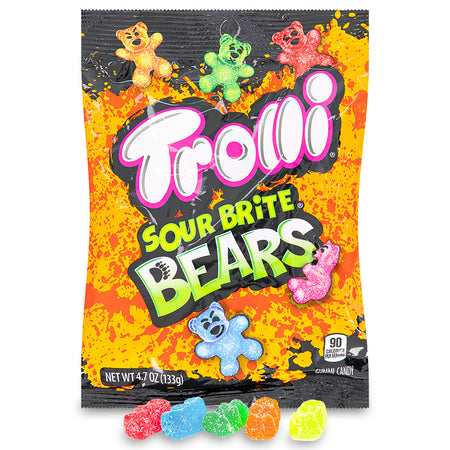 Trolli Sour Brite Bears Gummy Candy 133g