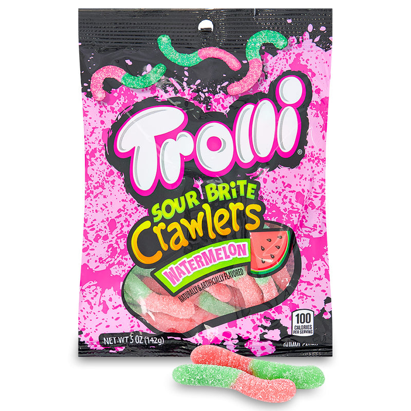 Trolli Sour Brite Crawlers Watermelon 5oz