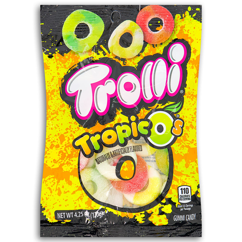 Trolli Tropic O’s 120g. Front