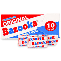 Bazooka Throwback Original Bubble Gum 10 Pieces