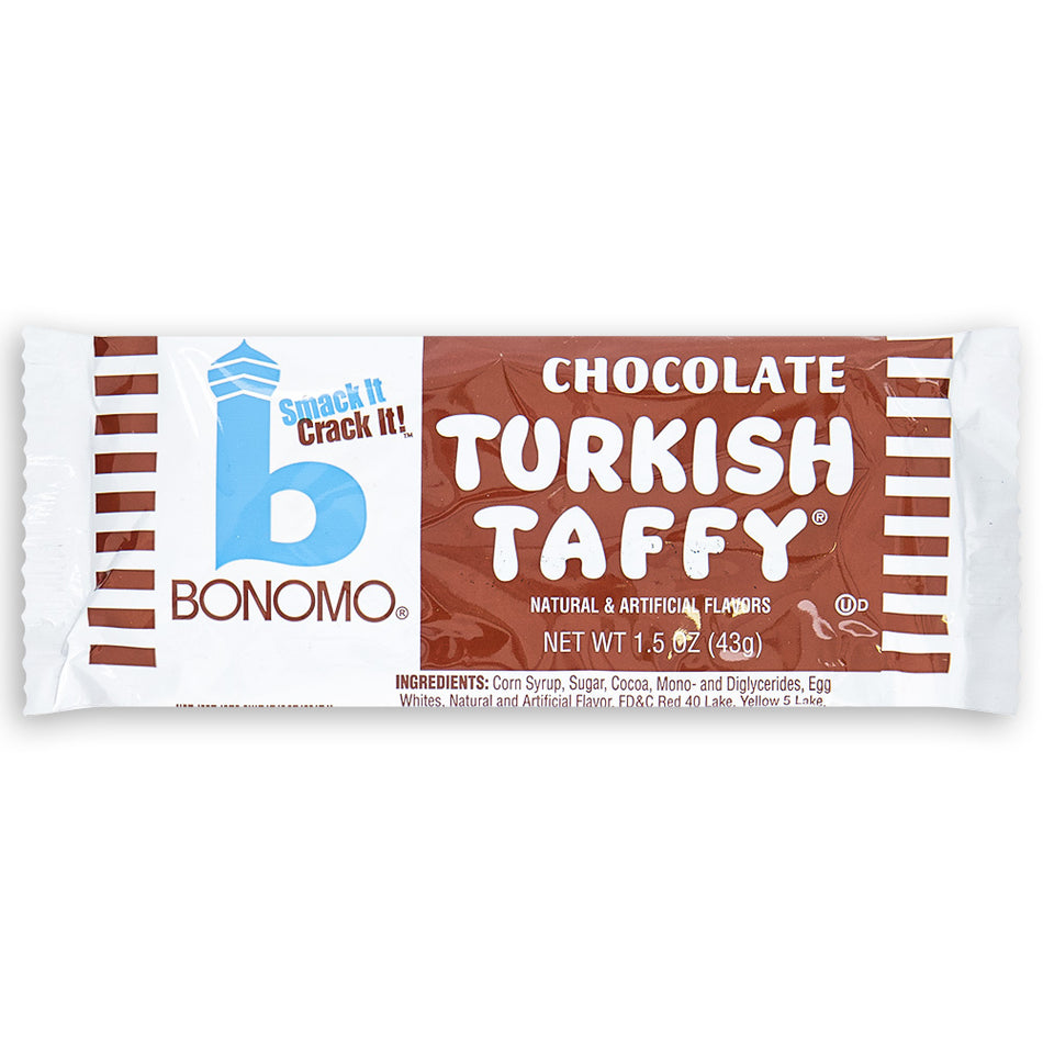 Bonomo Turkish Taffy Chocolate Front