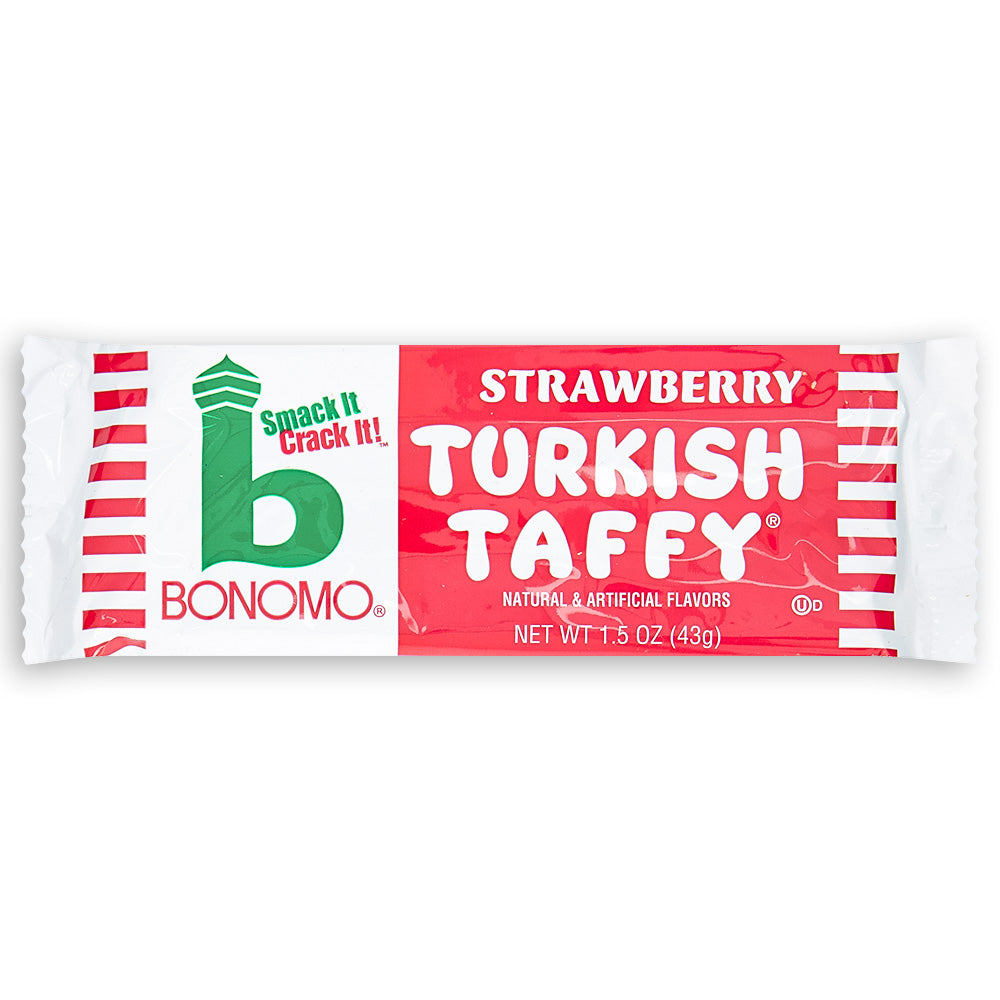 Bonomo Turkish Taffy Strawberry Front