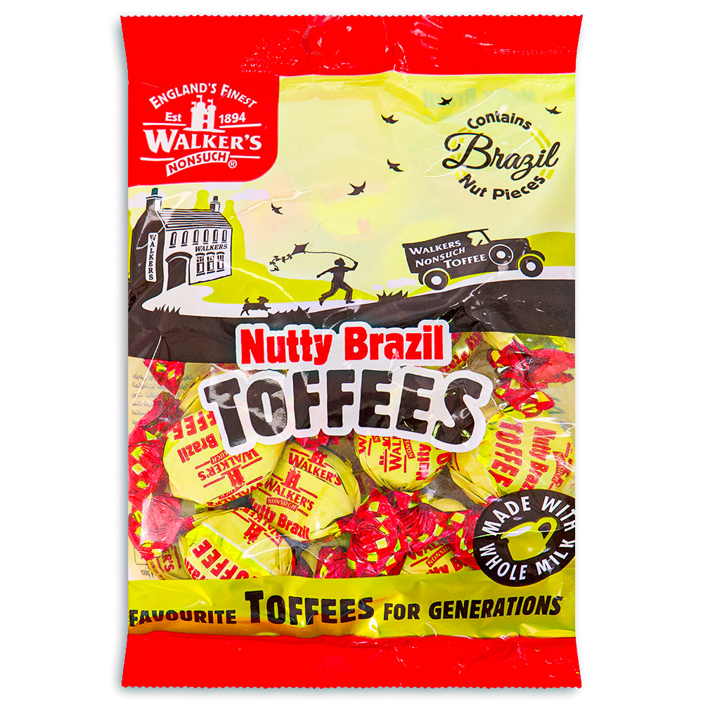 Walker's Nutty Brazil Toffees UK Front