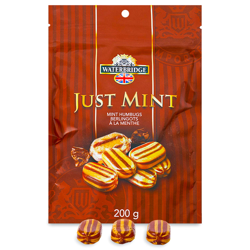 Waterbridge Just Mint Humbugs 200g British Candy