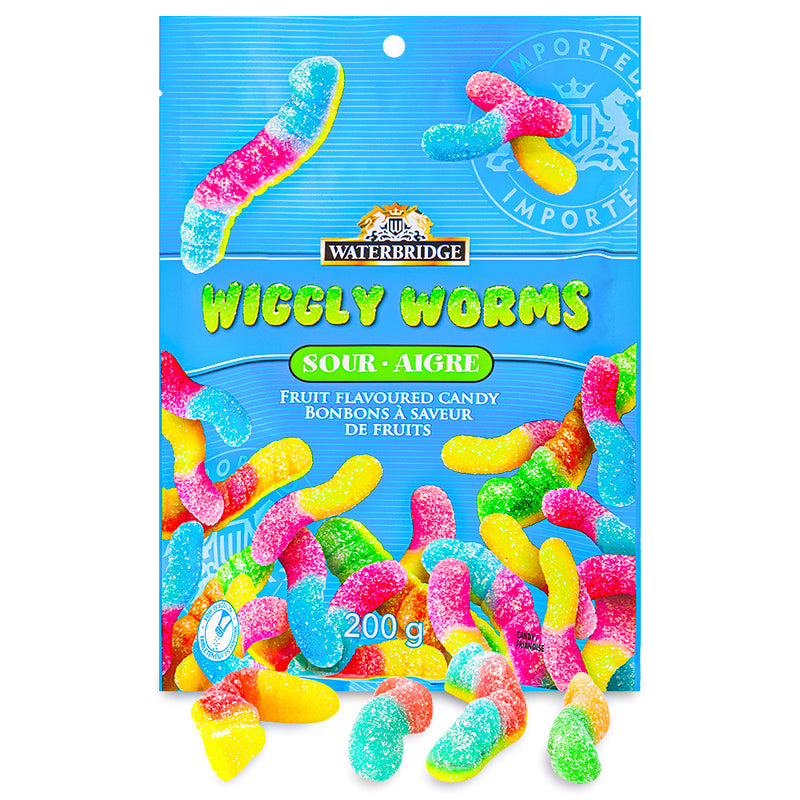 Waterbridge Wiggly Worms Sour 200g