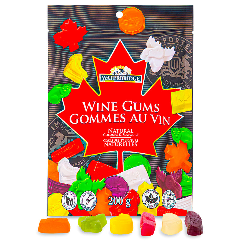 Waterbridge Wine Gums Canadian Mix 200 g