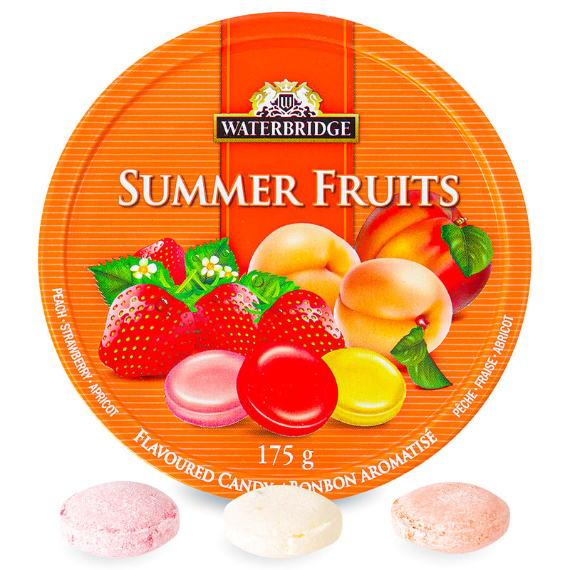 Waterbridge Travel Tin Summer Fruits Candy 175 g