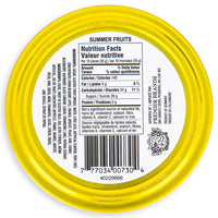 Waterbridge Travel Tin Summer Fruits Candy 175 g Back Ingredients