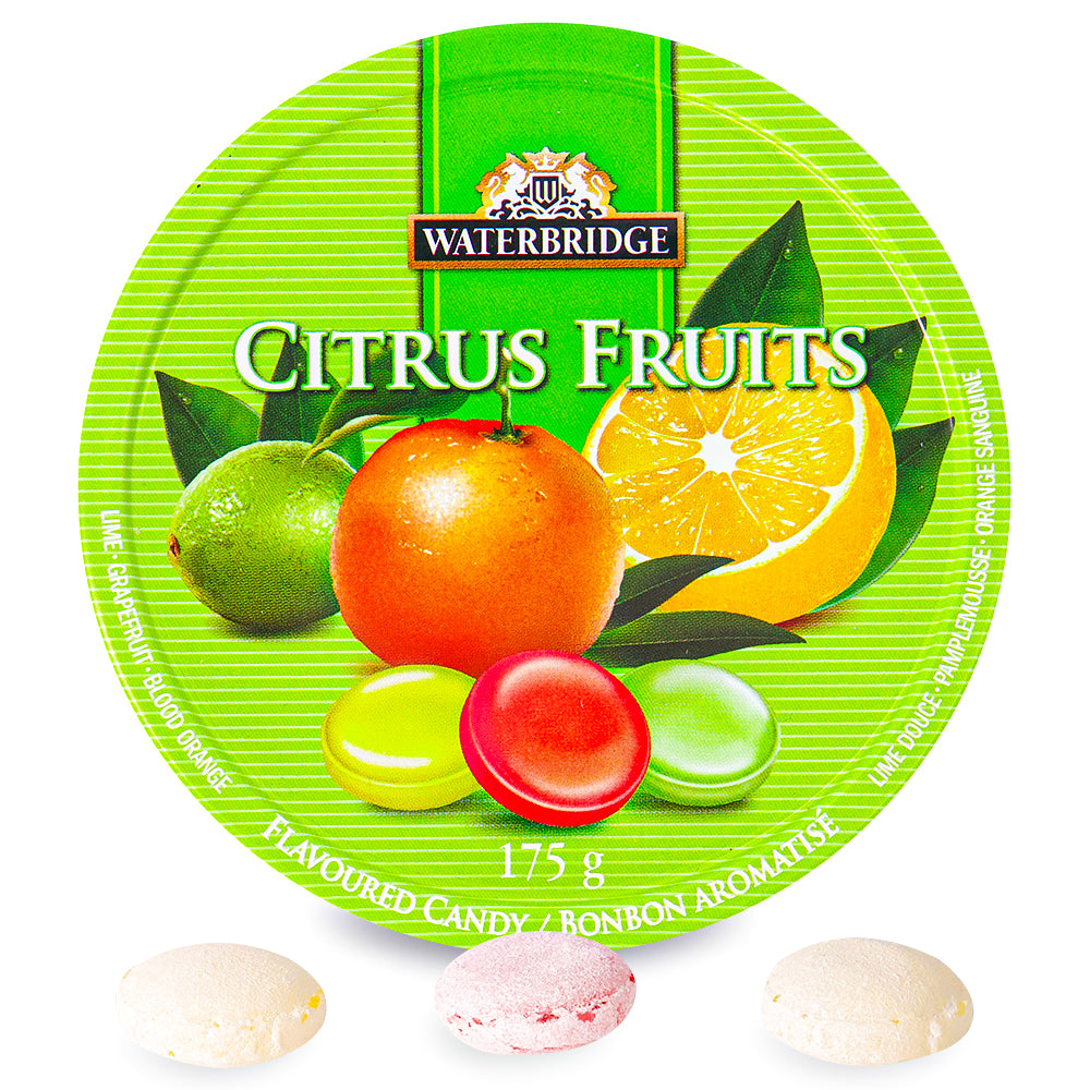 Waterbridge Travel Tin Citrus Fruits Candy 175 g