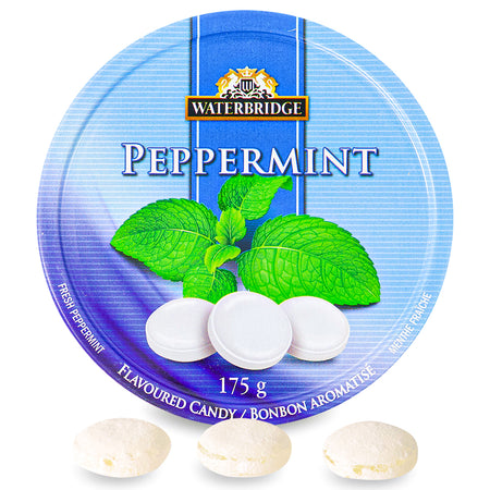 Waterbridge Travel Tin Peppermint Candy 175 g