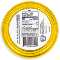 Waterbridge Travel Tin Peppermint Candy 175 g Back Ingredients