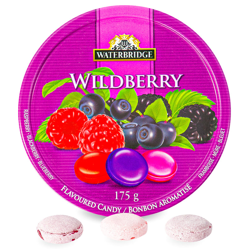 Waterbridge Travel Tin Wildberry Candy 175 g