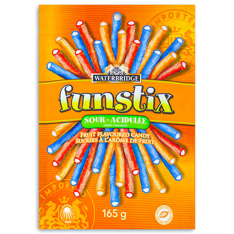Waterbridge Funstix Sour Candy 165g Front