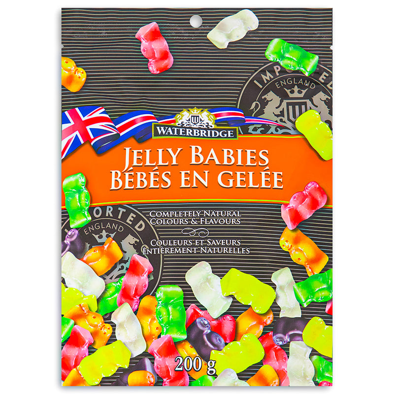 Waterbridge Jelly Babies 200g Front - British Candy