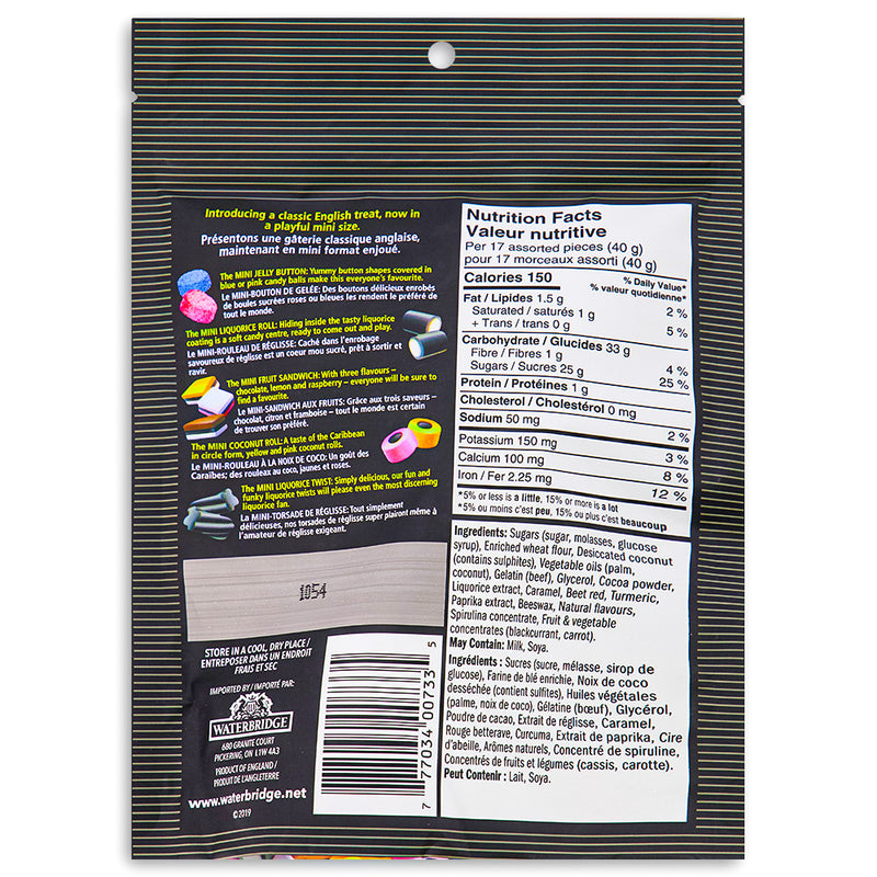 Waterbridge Mini Allsorts 200g Back