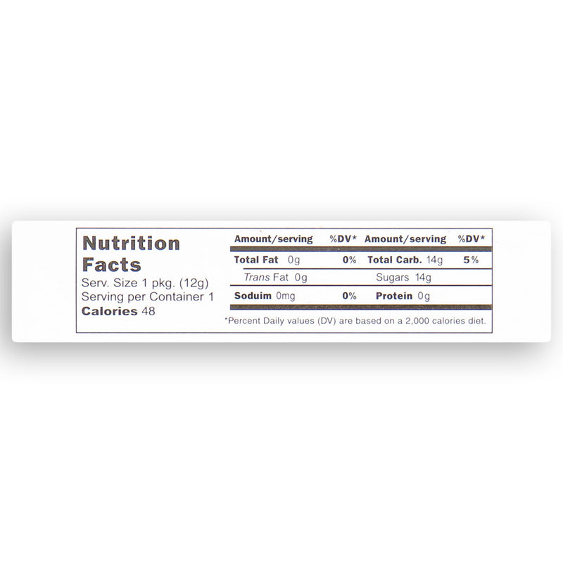 World's Candy Cigarettes Back Ingredients